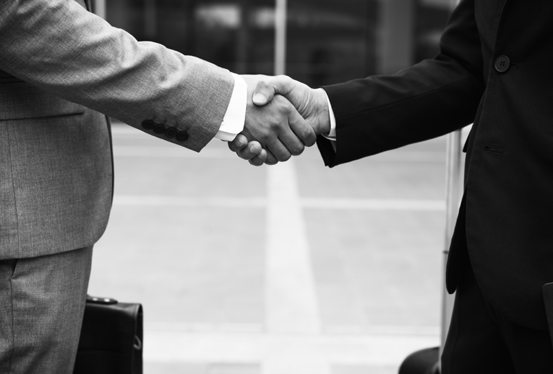 Business Men Agreement Deal Hands Shake